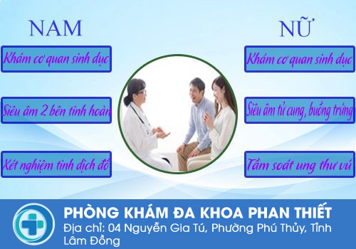 Khám sức khoẻ sinh sản ở nam và nữ