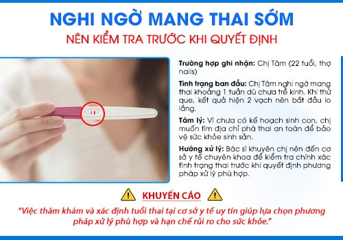 Thai 1 tuần tuổi phá được không?
