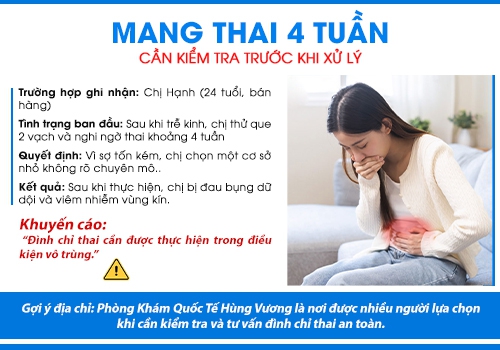 Thai 4 tuần bỏ được không?