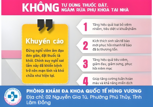 Không nên tự ý mua thuốc điều trị viêm âm đạo.