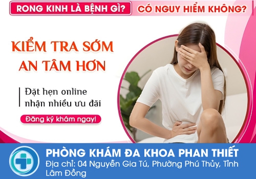 Thăm khám sớm để có phương pháp điều trị rong kinh phù hợp.